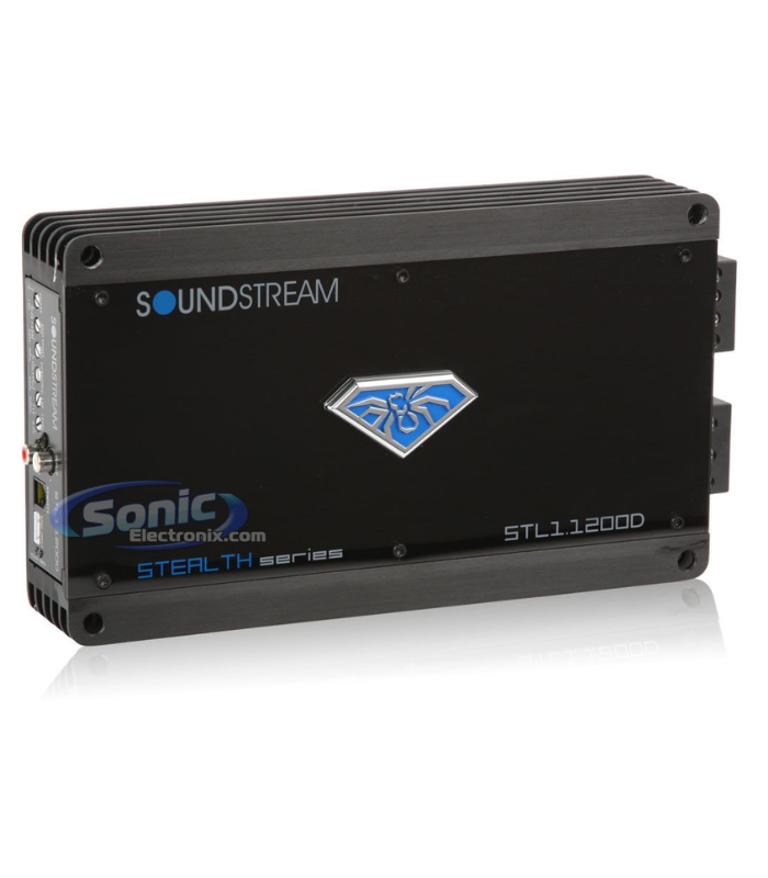 Soundstream ST1.1000D Class D Mono Amplifier – 500W RMS, Car & Motorcycle